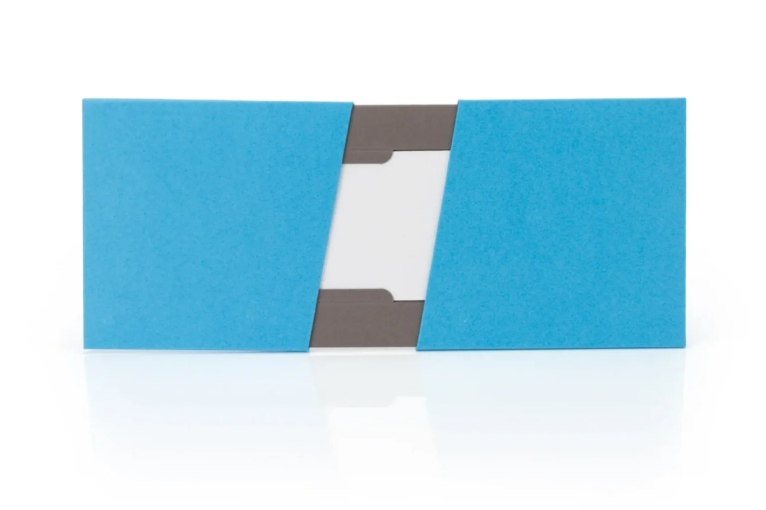 Schiebeschachtel für eine Karte (halb geöffnet)